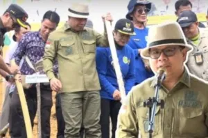 Dinas Pertanian dan Ketahanan Pangan Kab Sambas Program 1 Desa 1 Hektar siap dan Memprioritaskan Program    Swasembada Pangan  Tahun 2025