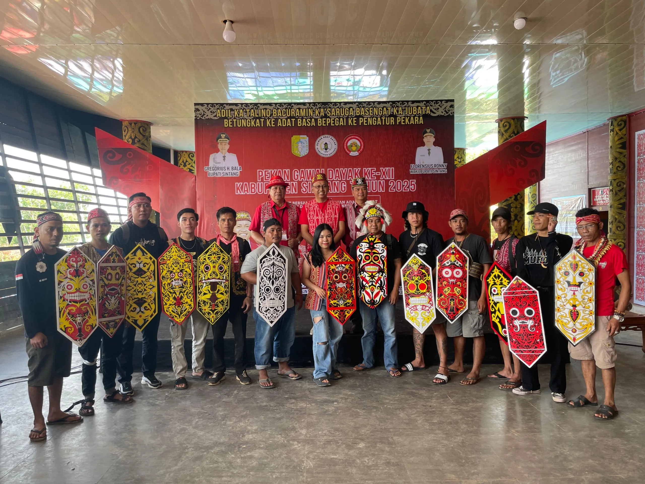 PGD Sintang 2025 Gelar Lomba Melukis Perisai, Diikut 11 Peserta, 1 Orang Diantaranya Wanita