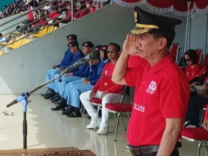 Gladi Bersih Lancar, Sintang Siap Laksanakan Upacara HUT RI Tahun 2025 di Stadion Baning