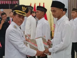 Bupati Sintang Serahkan SK Remisi Bagi 349 Orang Warga Binaan Lapas Kelas II B Sintang