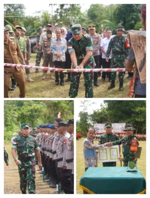 Penutupan TMMD ke-125 TA. 2025,  Kasrem  121/ABW Kolonel  INF Mohamad isnaeni berharap, TMMD dapat mensejahterakan masyarakat melalui pemerataan pembangunan