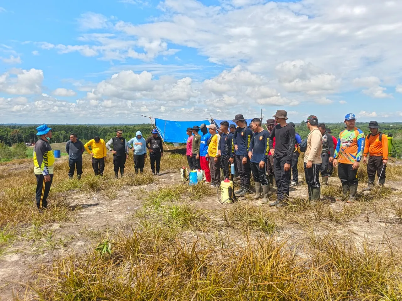 Polres Sintang Turunkan Personel untuk Kesiapan Penanaman Jagung Kuartal IV Program Ketahanan Pangan