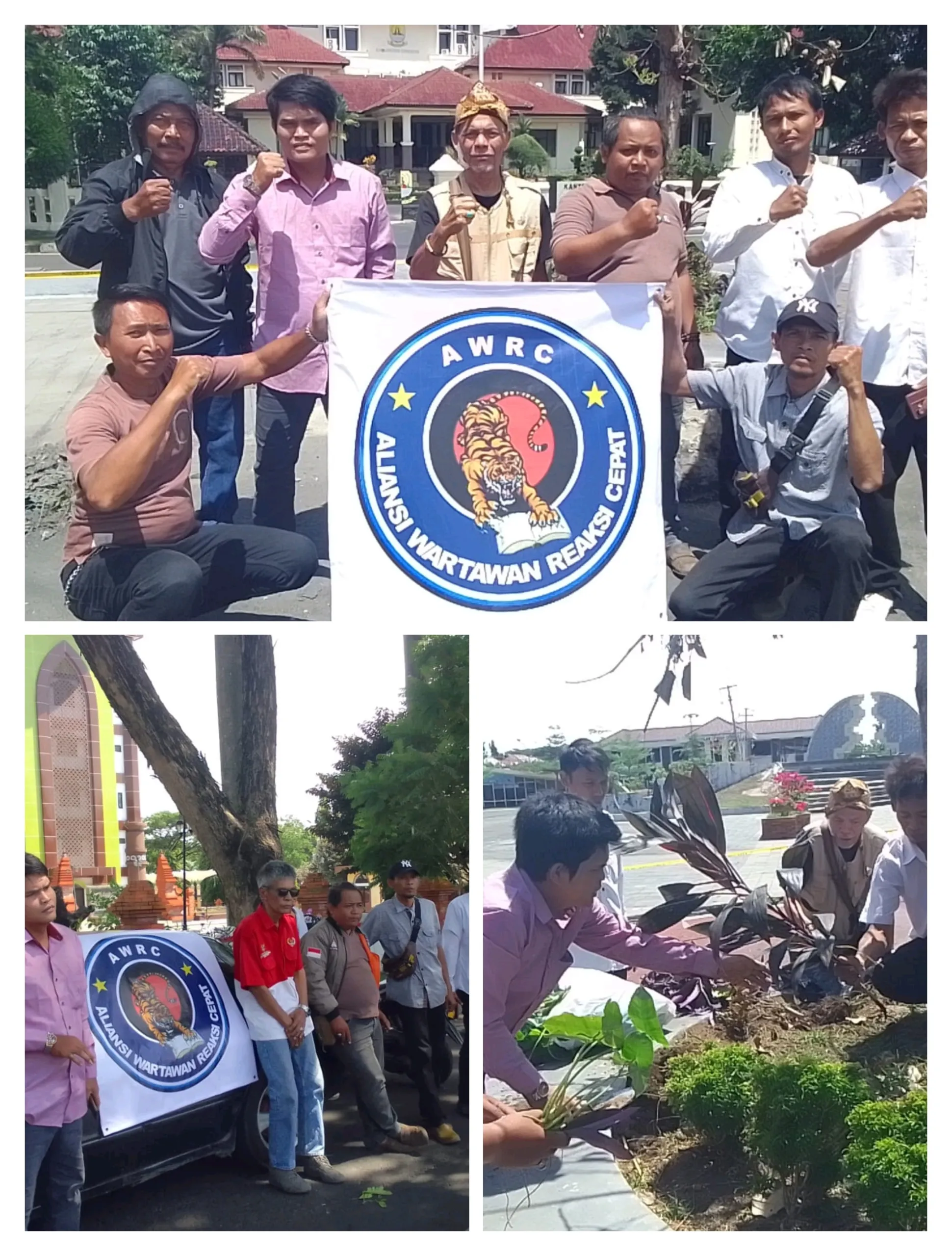 Aliansi Wartawan Reaksi Cepat (AWRC) Gelar Bakti Sosial Pasca Kerusuhan di Cirebon