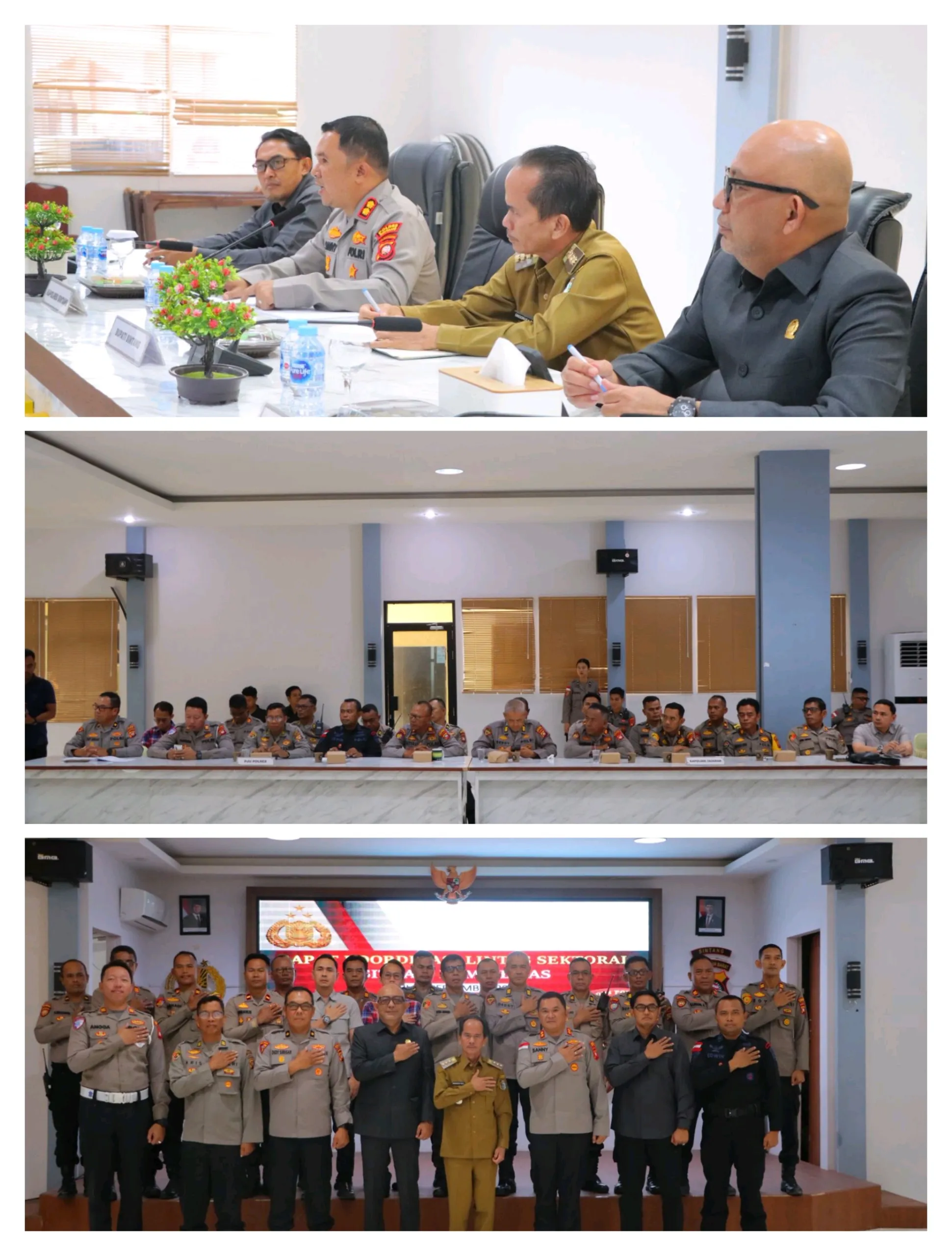 Polres Sintang Gelar Rakor Lintas Sektoral Bahas Stabilitas Kamtibmas