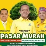 Rayakan Ulang Tahun, Golkar bagi 23.000 paket pangan di NTT