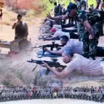 Tingkatkan Kemampuan, Personel Polres Pulau Taliabu Gelar Latihan Menembak