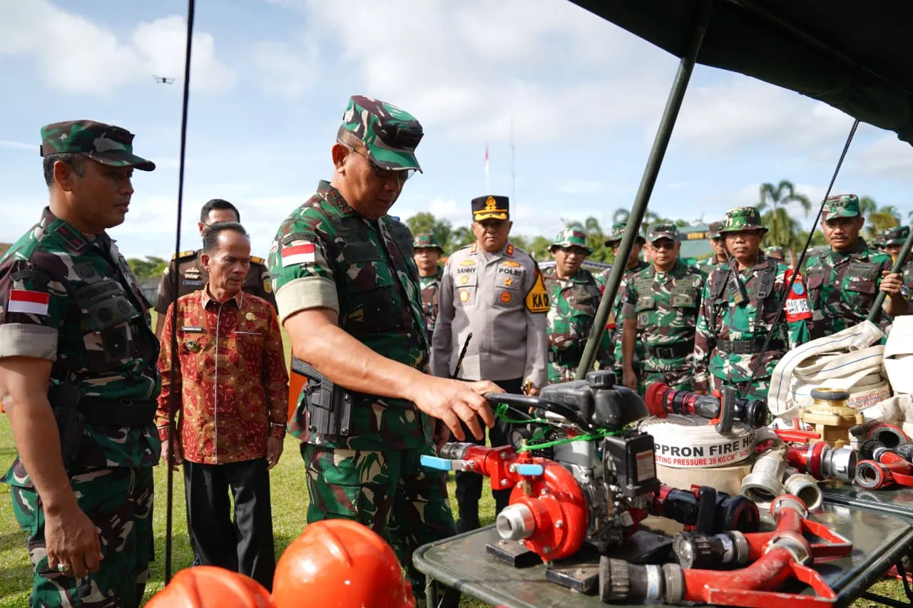 Kodam XII/Tanjungpura latih pasukan reaksi cepat penanggulangan bencana alam Karhutla di Kalimantan Barat