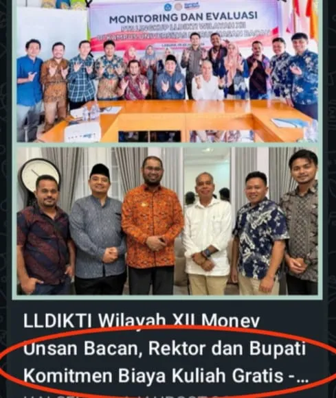 Rektor Kampus UNSAN Dan Bupati Halsel Klaim Biaya Kuliah Gratis HOAX, Faktanya Mengejutkan!