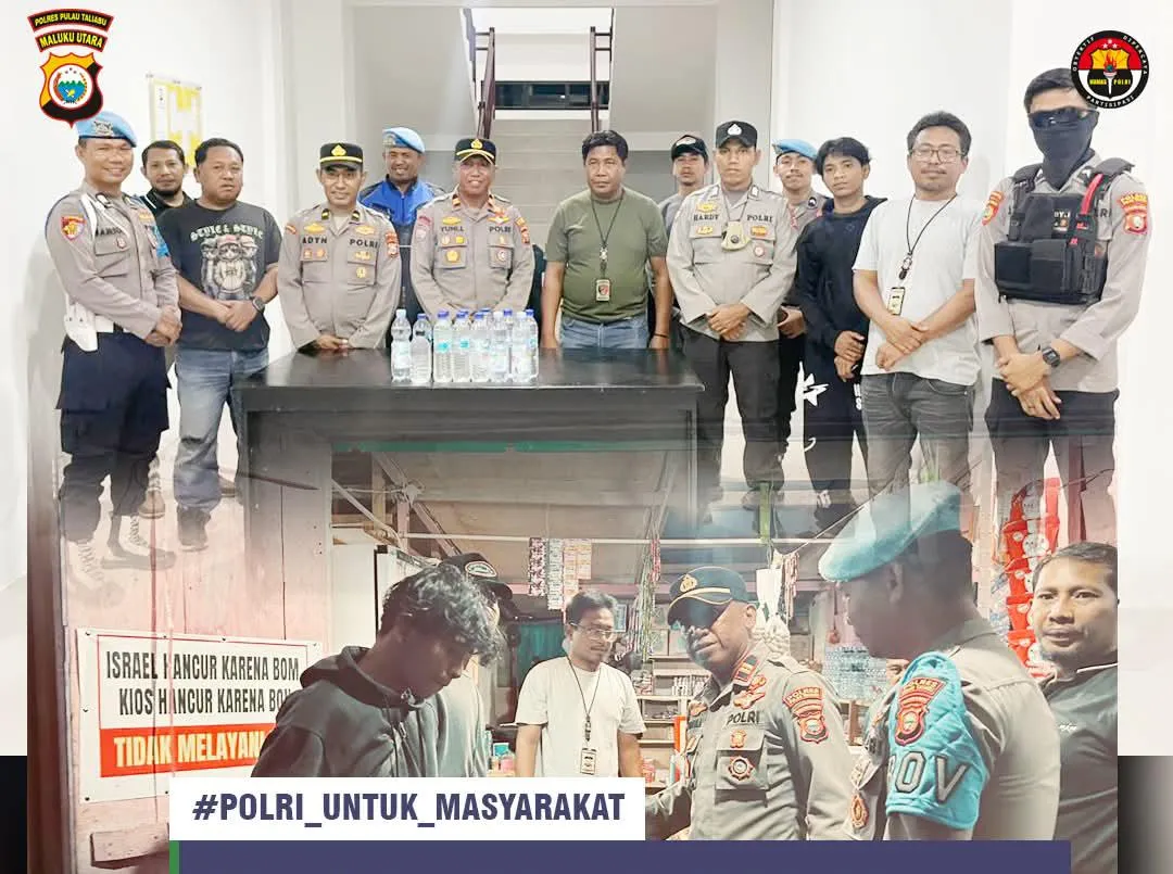 Jelang Nataru, Polres Taliabu Berhasil Amankan Puluhan Miras