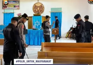 Jelang Perayaan Nataru 2025, Personel Polres Taliabu Lakukan Pengecekan Tempat Ibadah