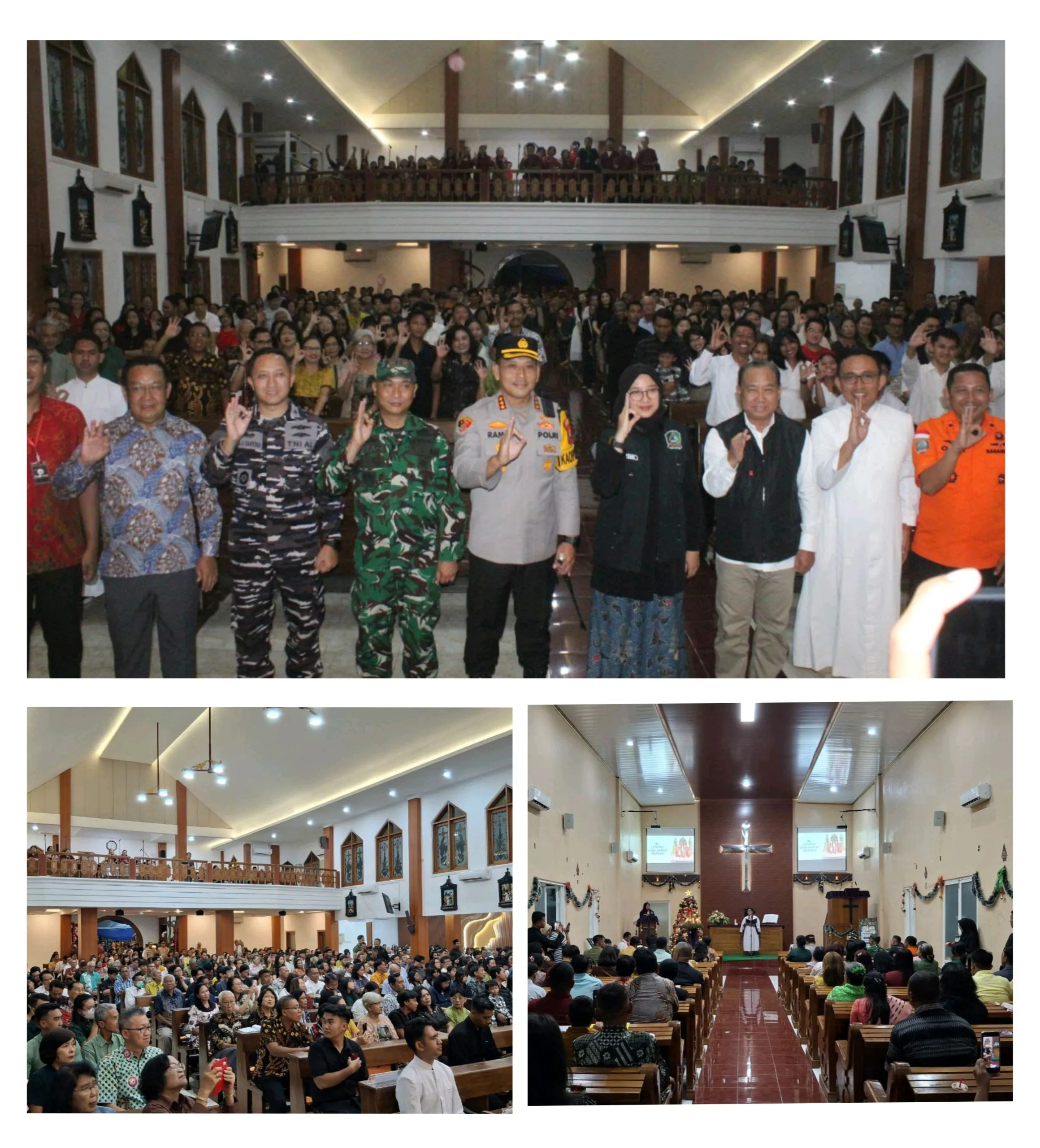 Dandim 0825/Banyuwangi Turun Langsung Bersama Forkopimda, Malam Natal Dijaga Ketat Demi Damai dan Toleransi