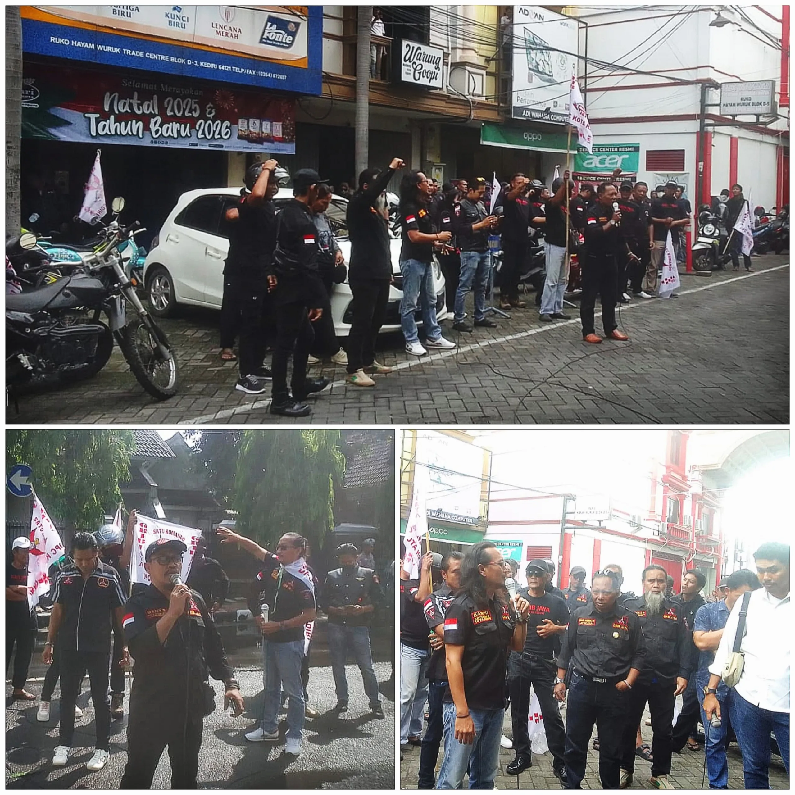 Diduga Jebak Nasabah, Penarikan Mobil Diprotes Massa Grib Jaya Kediri