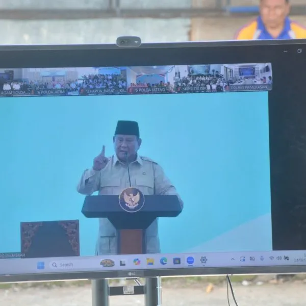 Sekda Agam Ikuti Peresmian SPPG Gudang Ketahanan Pangan Polri