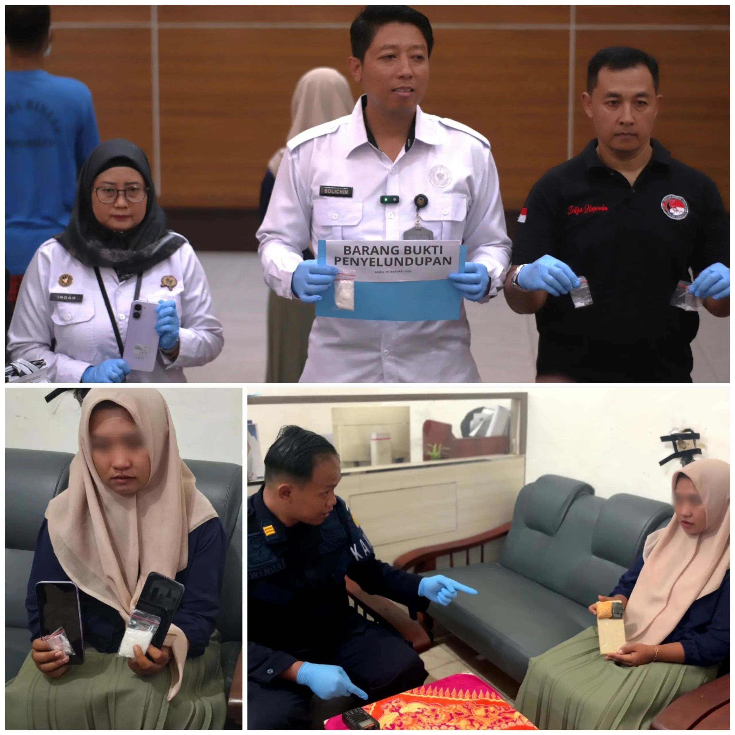 Lapas Kelas IIA Kediri Gagalkan Penyelundupan Sabu dan Handphone Lewat Layanan Kunjungan