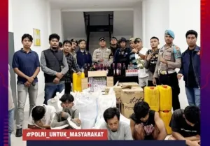 Polres Pulau Taliabu Gelar Operasi KRYD dengan Sasaran Peredaran Miras