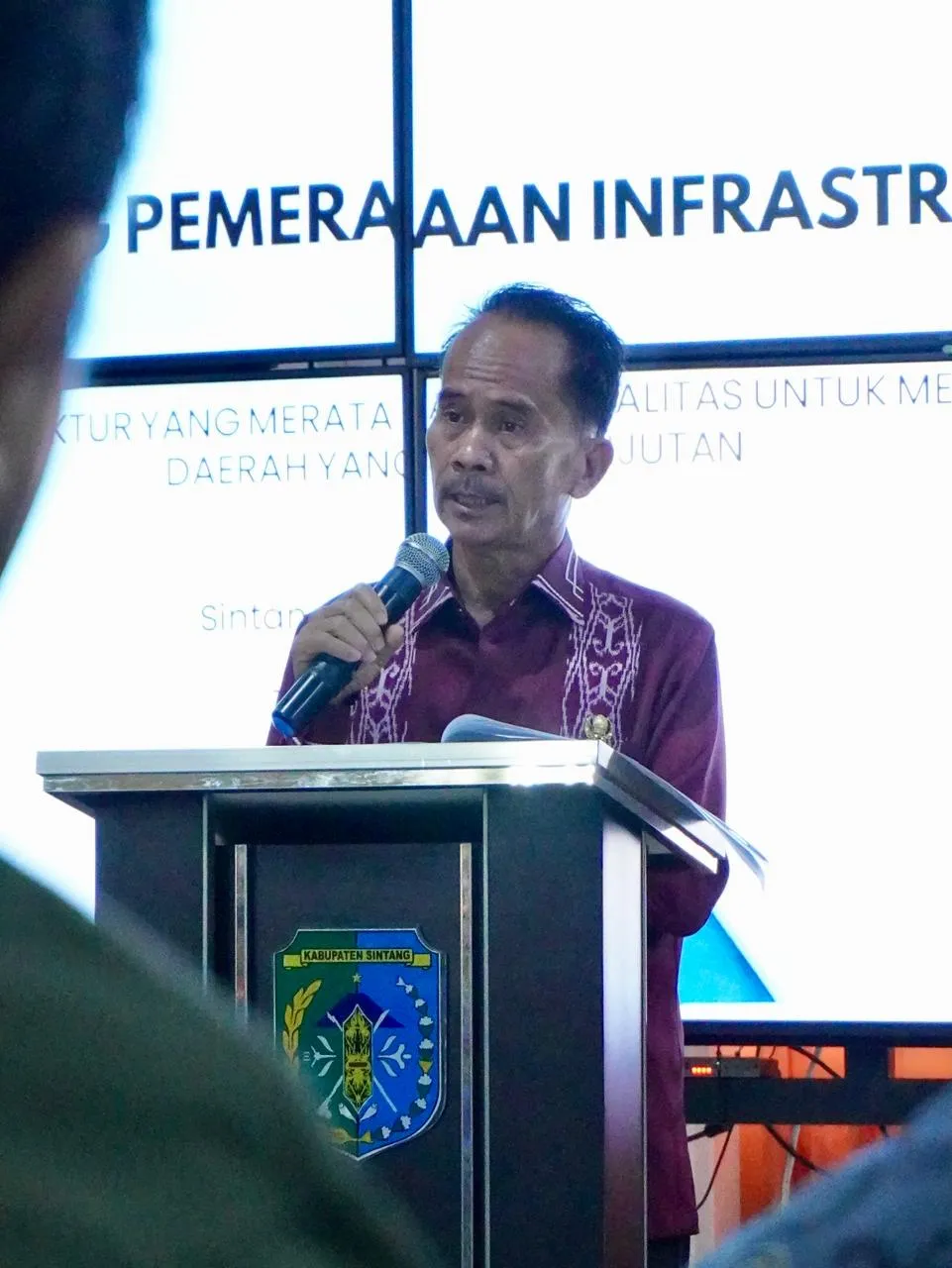 TKD Dipotong, Bupati Sintang Minta OPD Tidak Lakukan Duplikasi Program