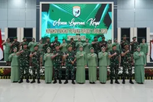 Danrem 121/Abw hadiri Upacara Laporan Korps Kenaikan Pangkat di Makodam XII/Tanjungpura
