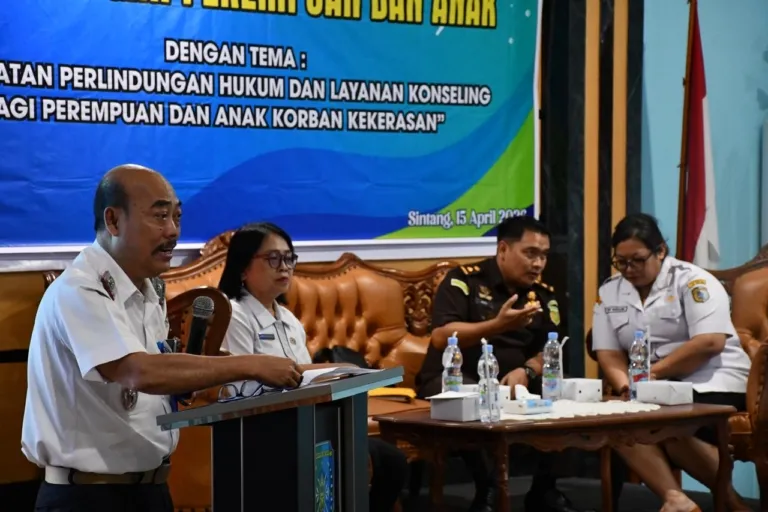 Sekda Sintang Dukung Perlindungan Hukum dan Layanan Konseling Bagi Korban Kekerasan