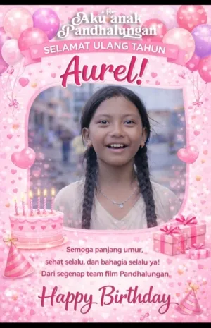Salah Satu Pemain Film Anak Pandhalungan Aurel Hari ini 18 April 2026 hari ulang Tahun Yang Ke 10