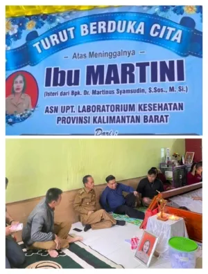 Berduka dan Prihatin, Bupati Sintang Melayat Ke Kediaman Korban Kecelakaan Bus Damri