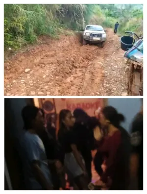 Menyalah”!!! Jalan di Seluma Berubah Warna Dari Hitam Menjadi Kuning Mengkilat, Gemerlap Lampu Warung Remang – remang Menjamur